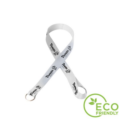 Silkscreened Organic Lanyard w/ Keyring